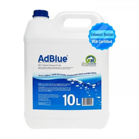 AdBlue® الشركة المصنعة 10 لتر من محلول اليوريا السائل للمركبة
         