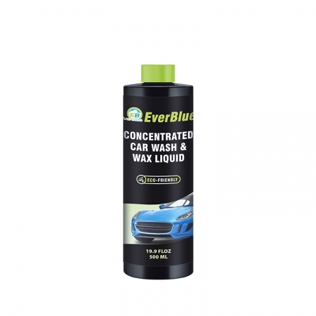 Concentrated car wash waterless shampoo and wax for cars 