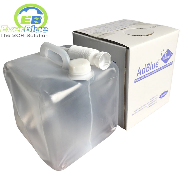 Soft plastic bag packing 10 Liter AdBlue DEF AUS 32 