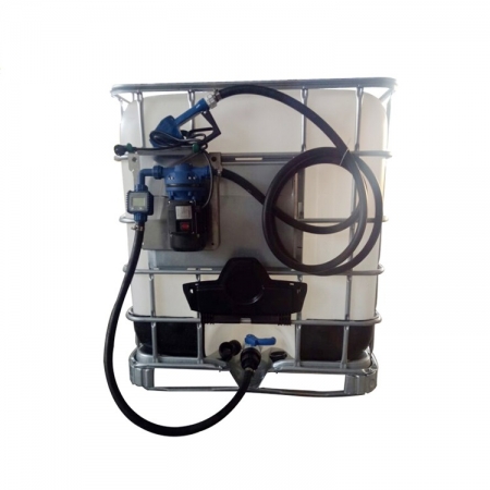 230V مجموعة مضخة نقل adblue® الصالحة للشرب معدات تعبئة DEF لـ 1000 لتر IBC
 