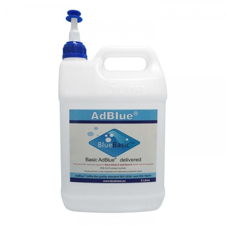 AdBlue® AUS32 محلول اليوريا 32.5٪ غطاء متكامل 5 لتر  