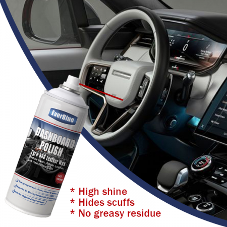 ملمع حماية جلد السيارة عالي الفعالية من شمع لوحة القيادة للتنظيف الداخلي للسيارة 